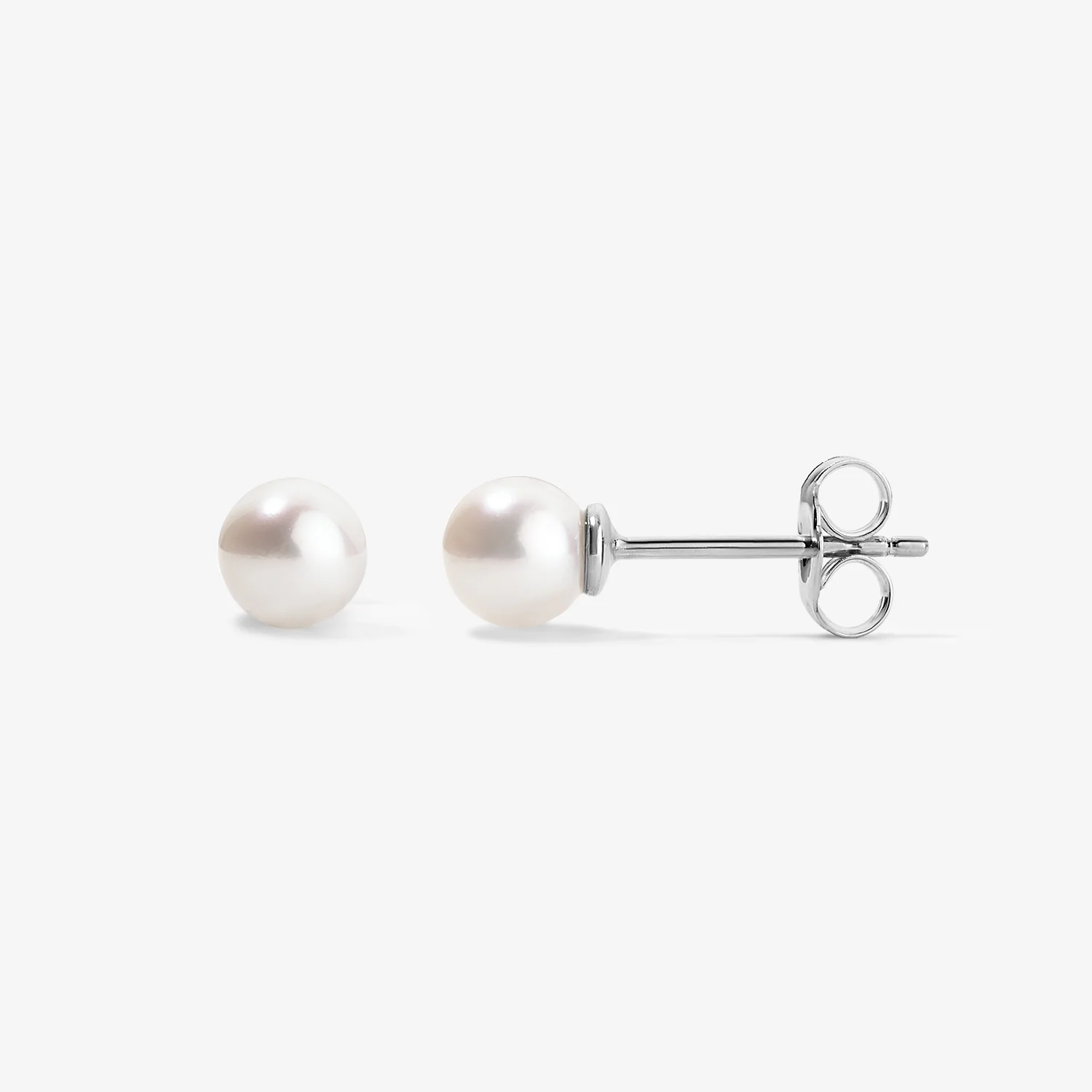 Audrey Freshwater Pearl Stud Earrings - Image 4