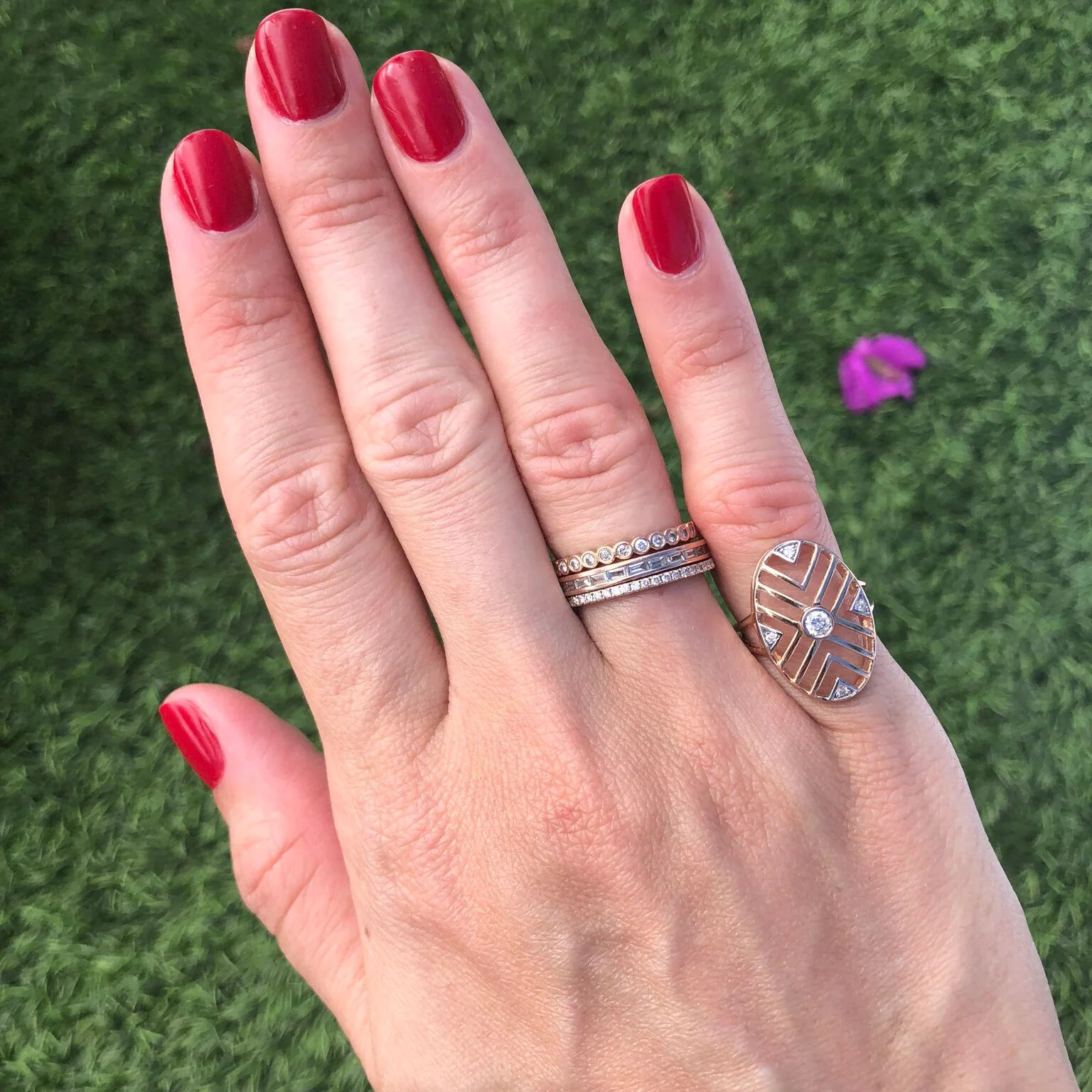 Margot Bezel Stack Bands - Image 4