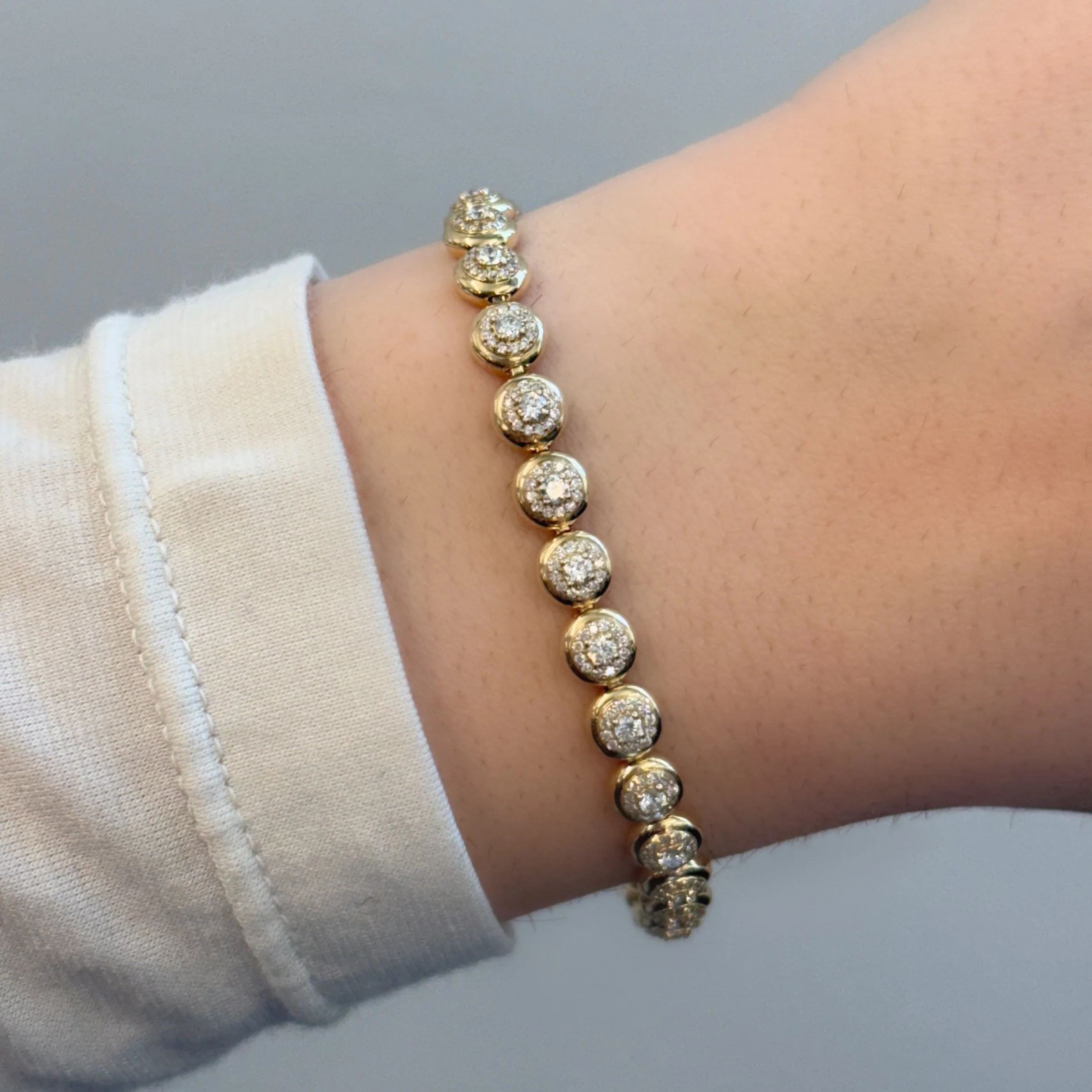 Candy Button Tennis Bracelet - Image 3