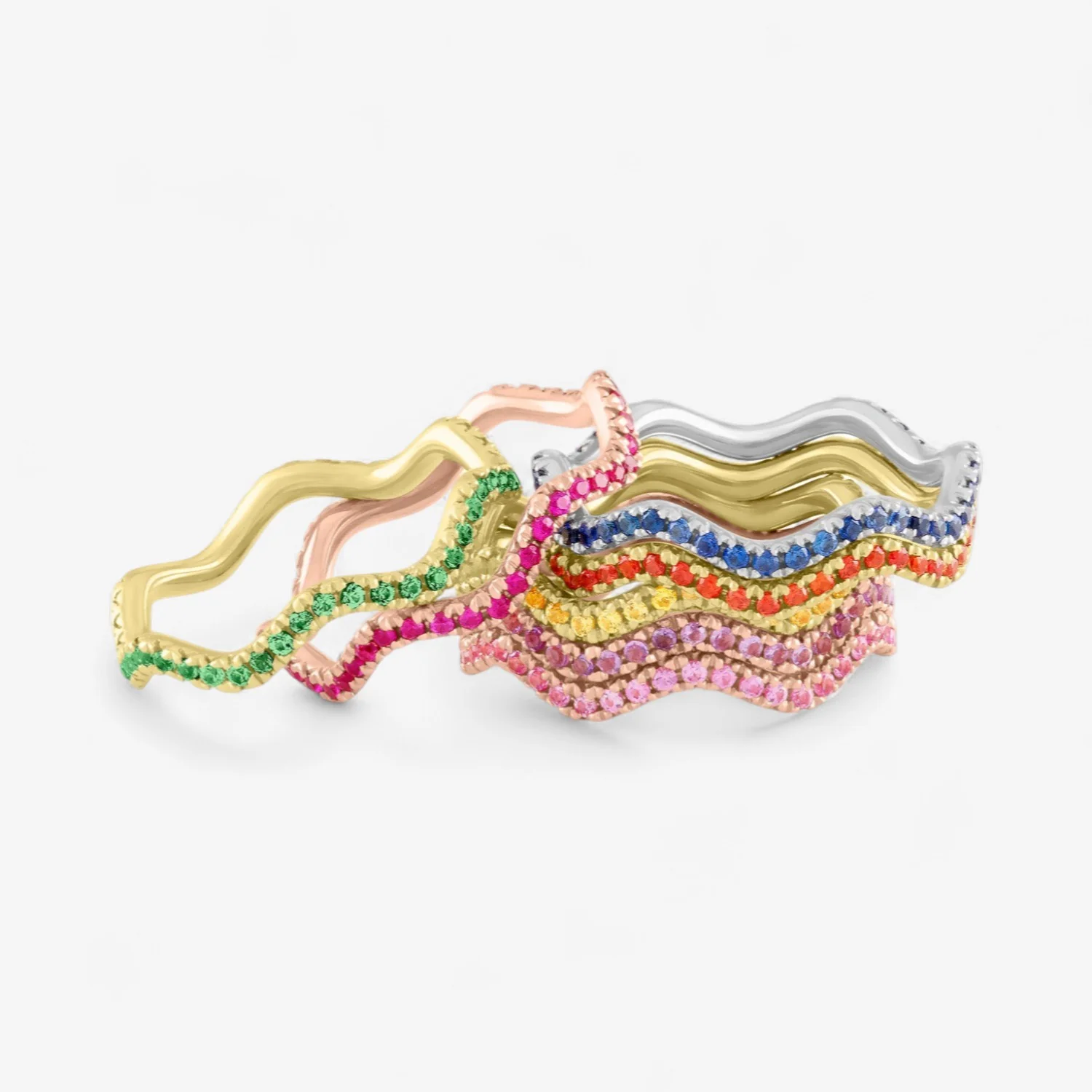 Ivy Rainbow Wavy Stack Band - Image 10