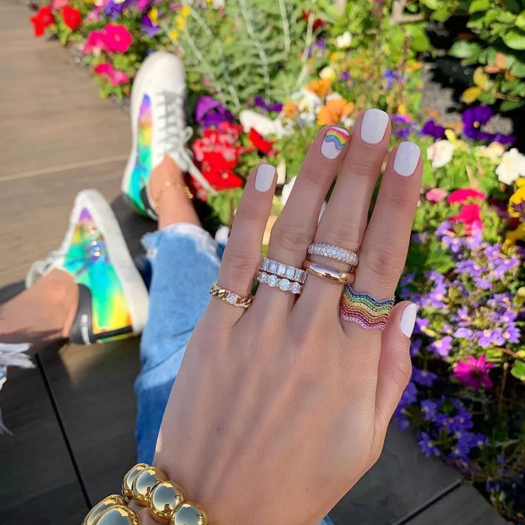 Ivy Rainbow Wavy Stack Band - Image 3