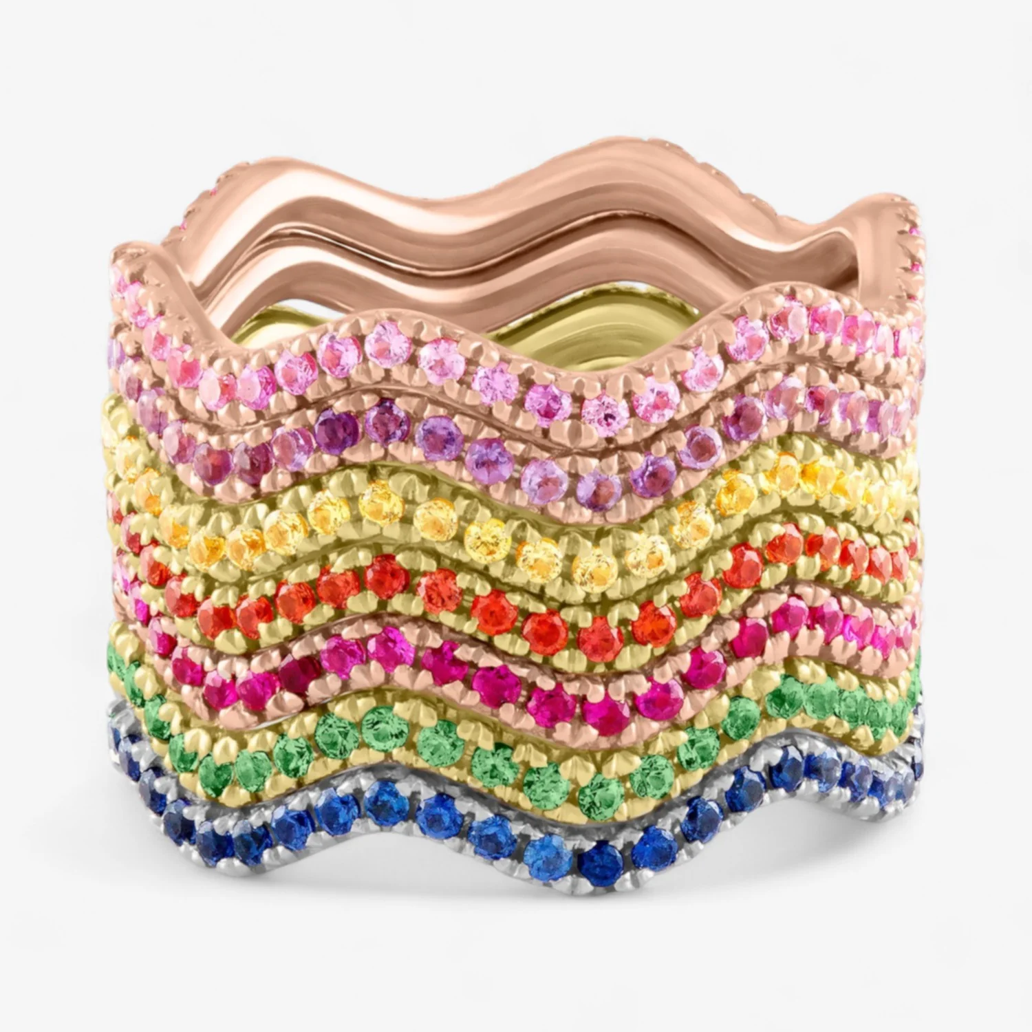 Ivy Rainbow Wavy Stack Band - Image 9