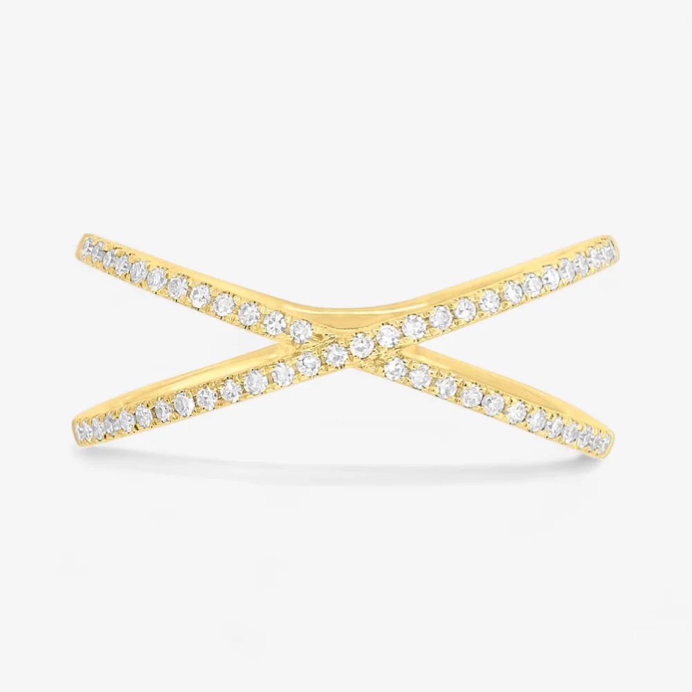 Ivy Criss Cross Ring - Image 8