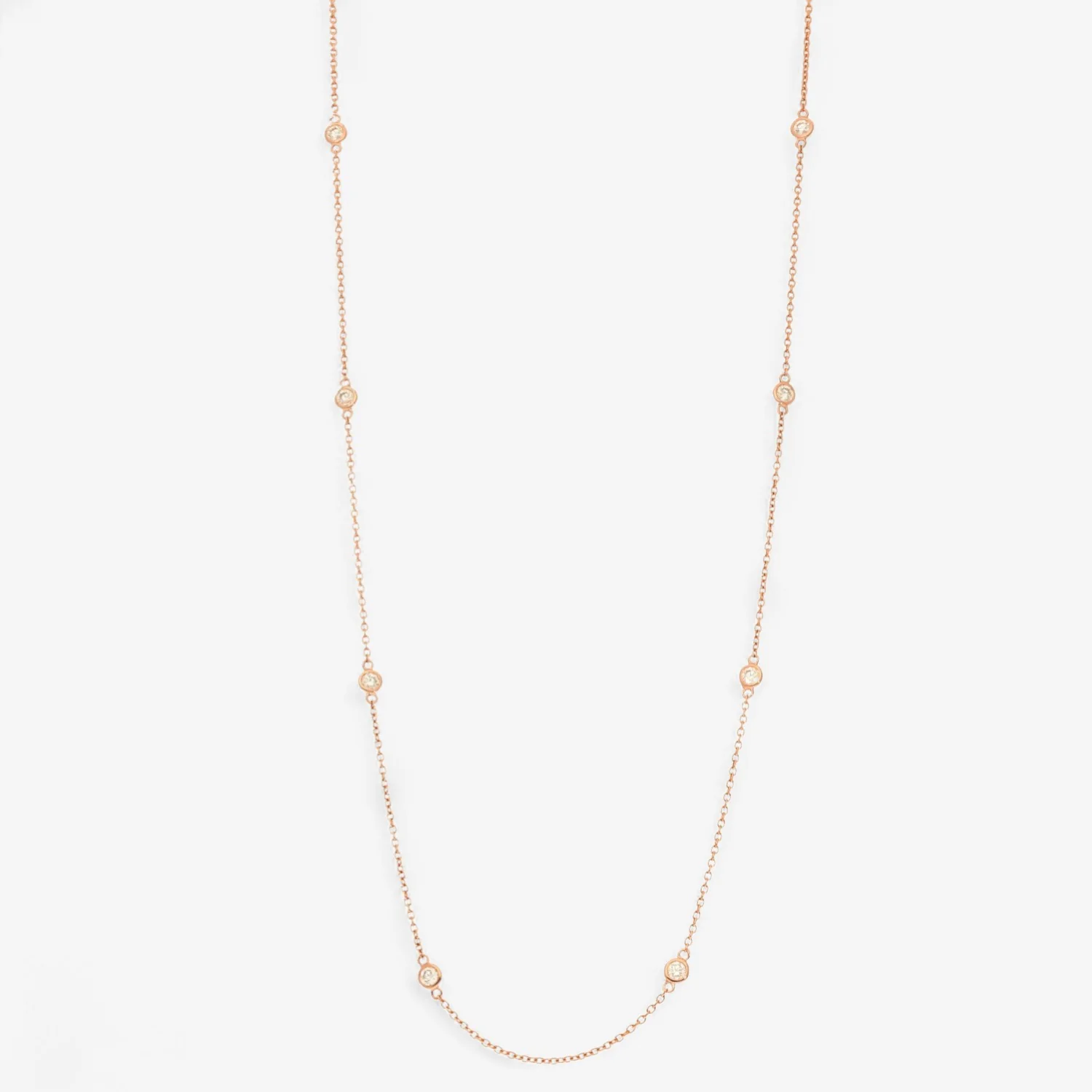 Margot 8 Stone Diamond Necklace - Image 8