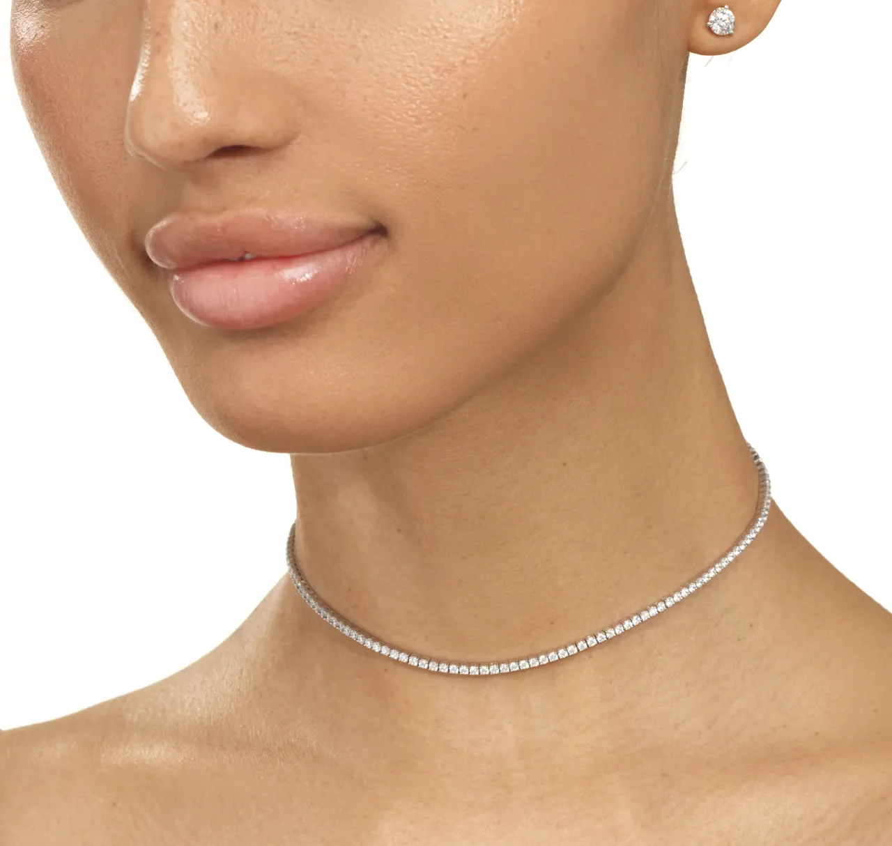 Signature Diamond Tennis Choker - Image 4