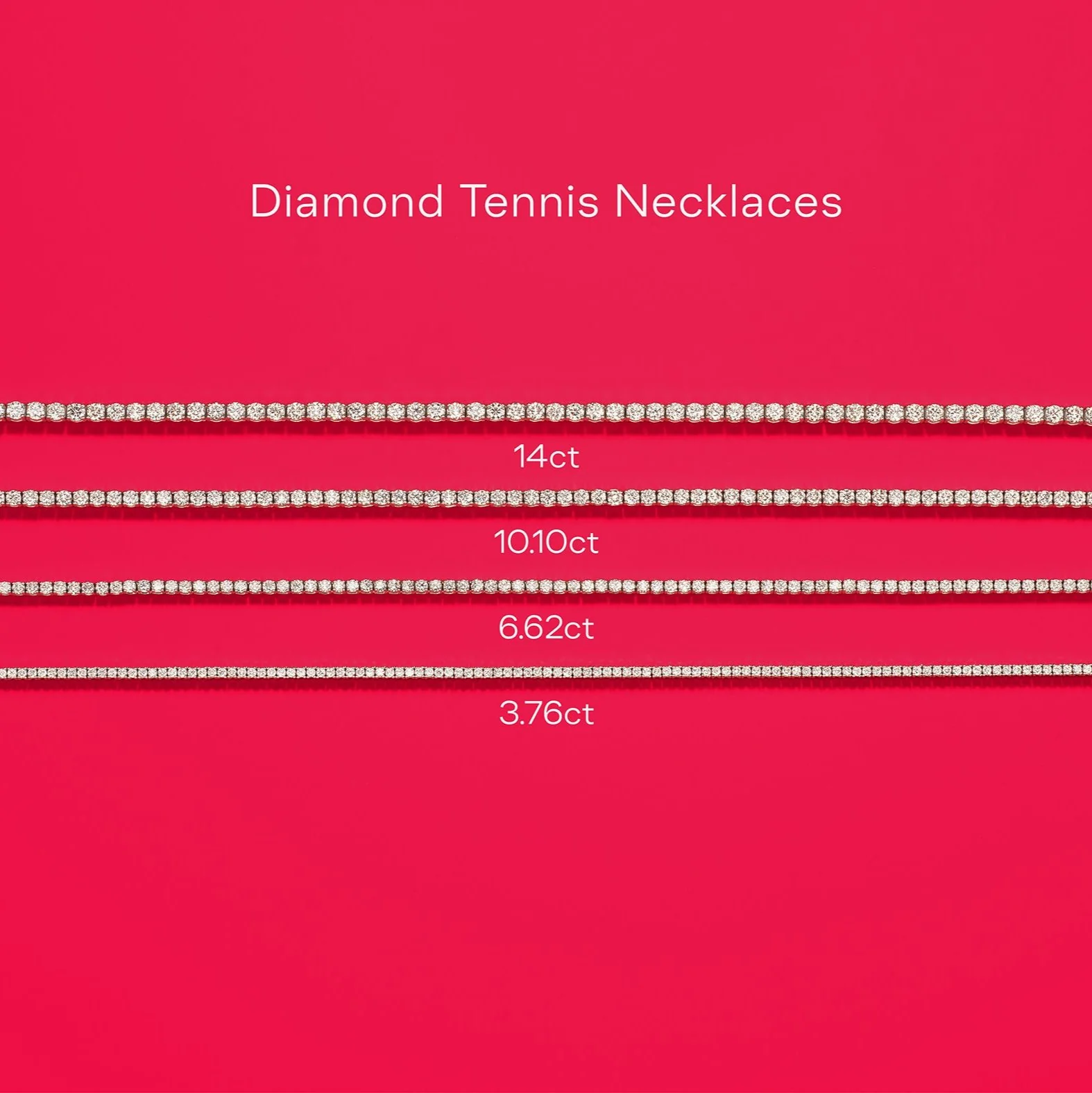 Signature Diamond Tennis Necklace - Image 6