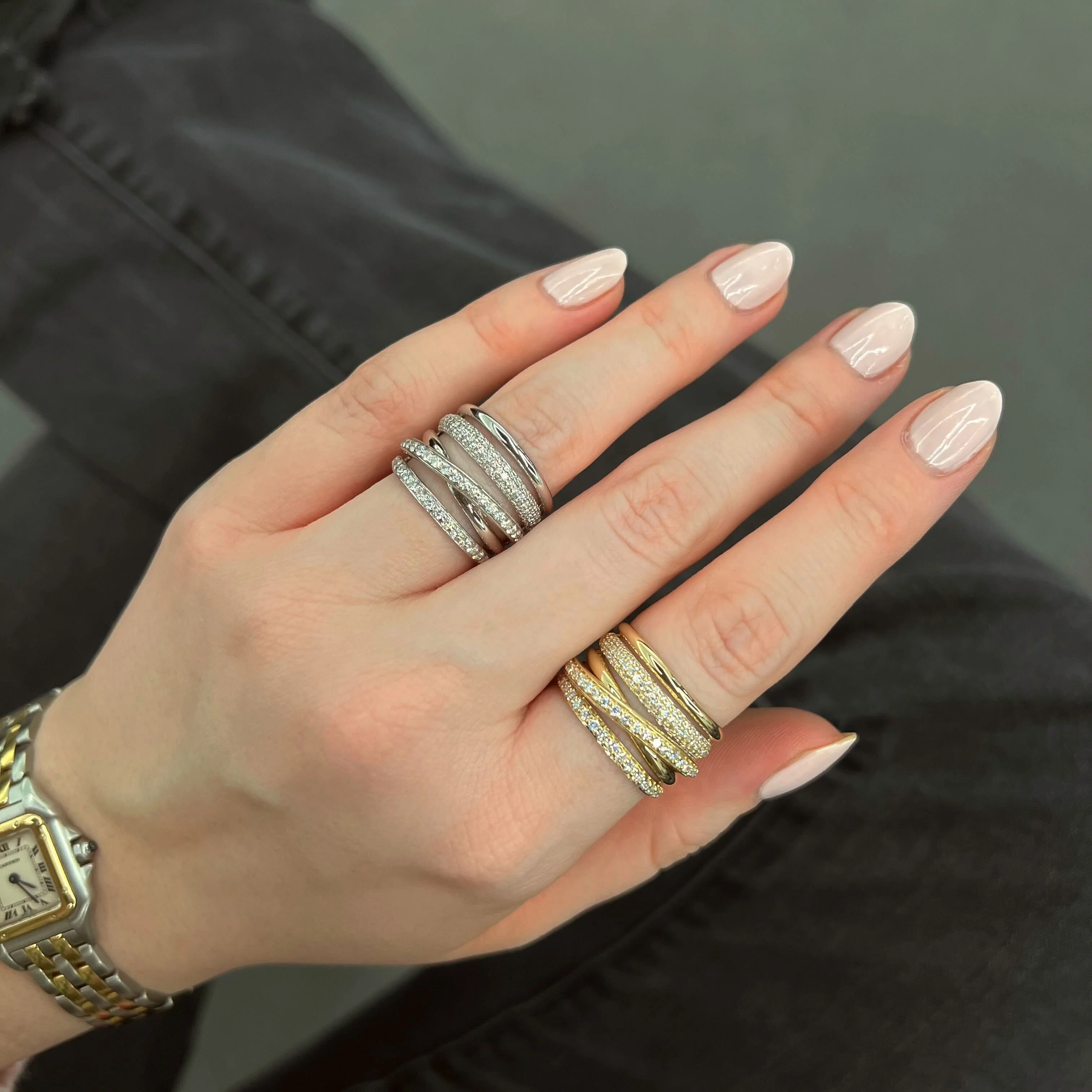 Ivy Diamond Domed Band - Image 3