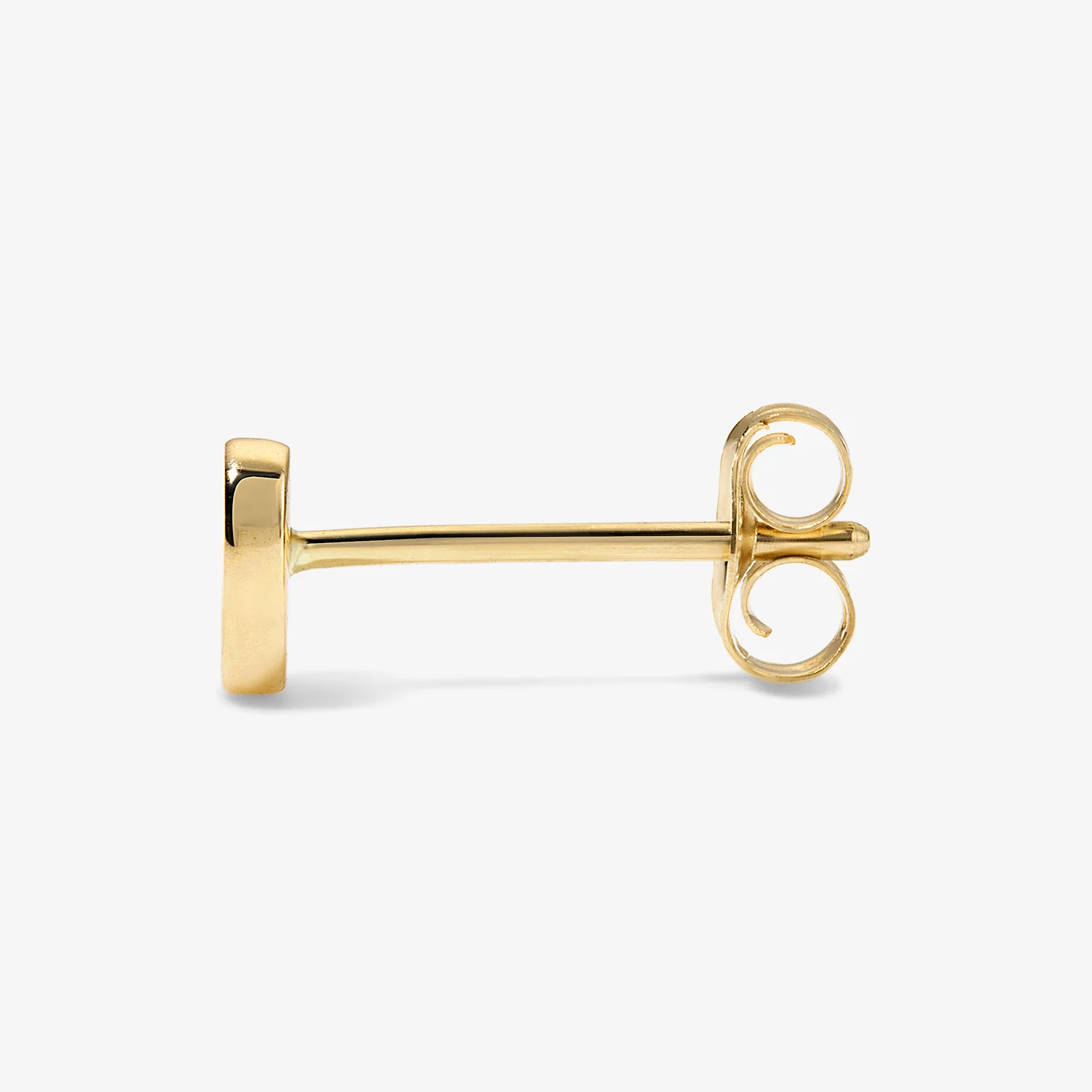 Mini Gold Block Number Studs - Image 5