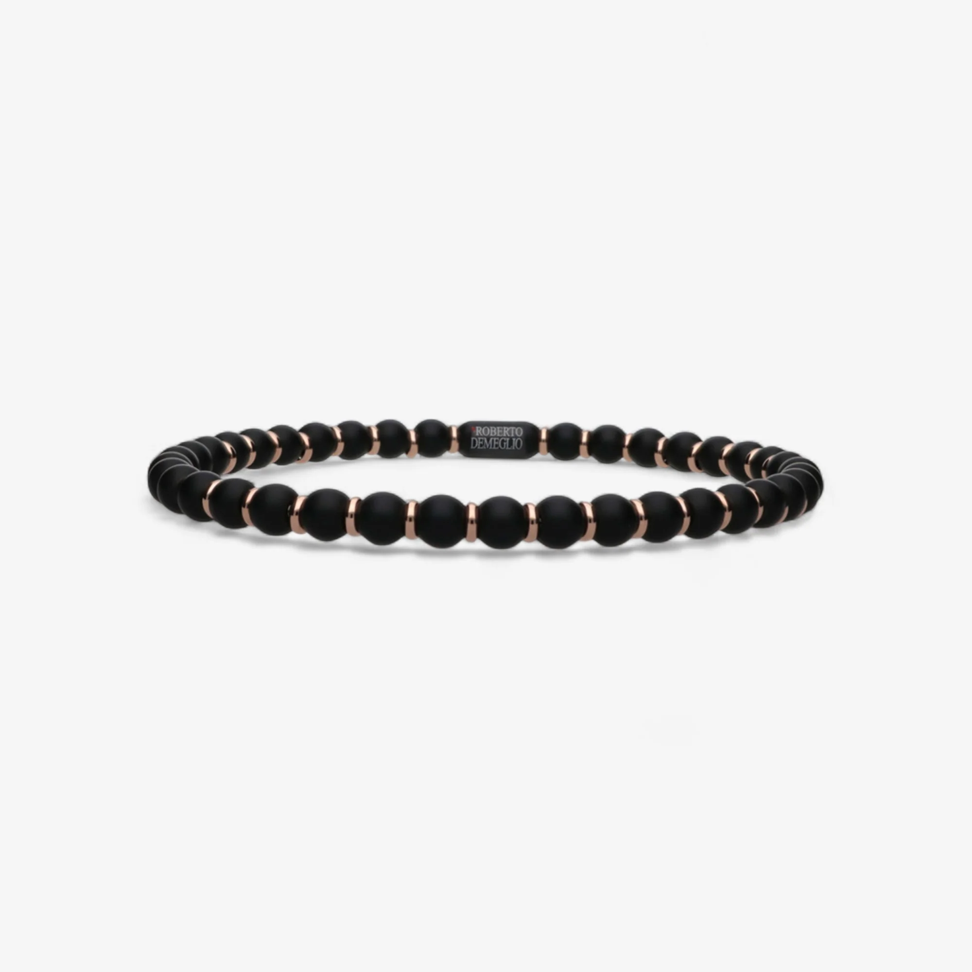 Men's Sfera Black Matte Ceramic Bracelet - Image 11