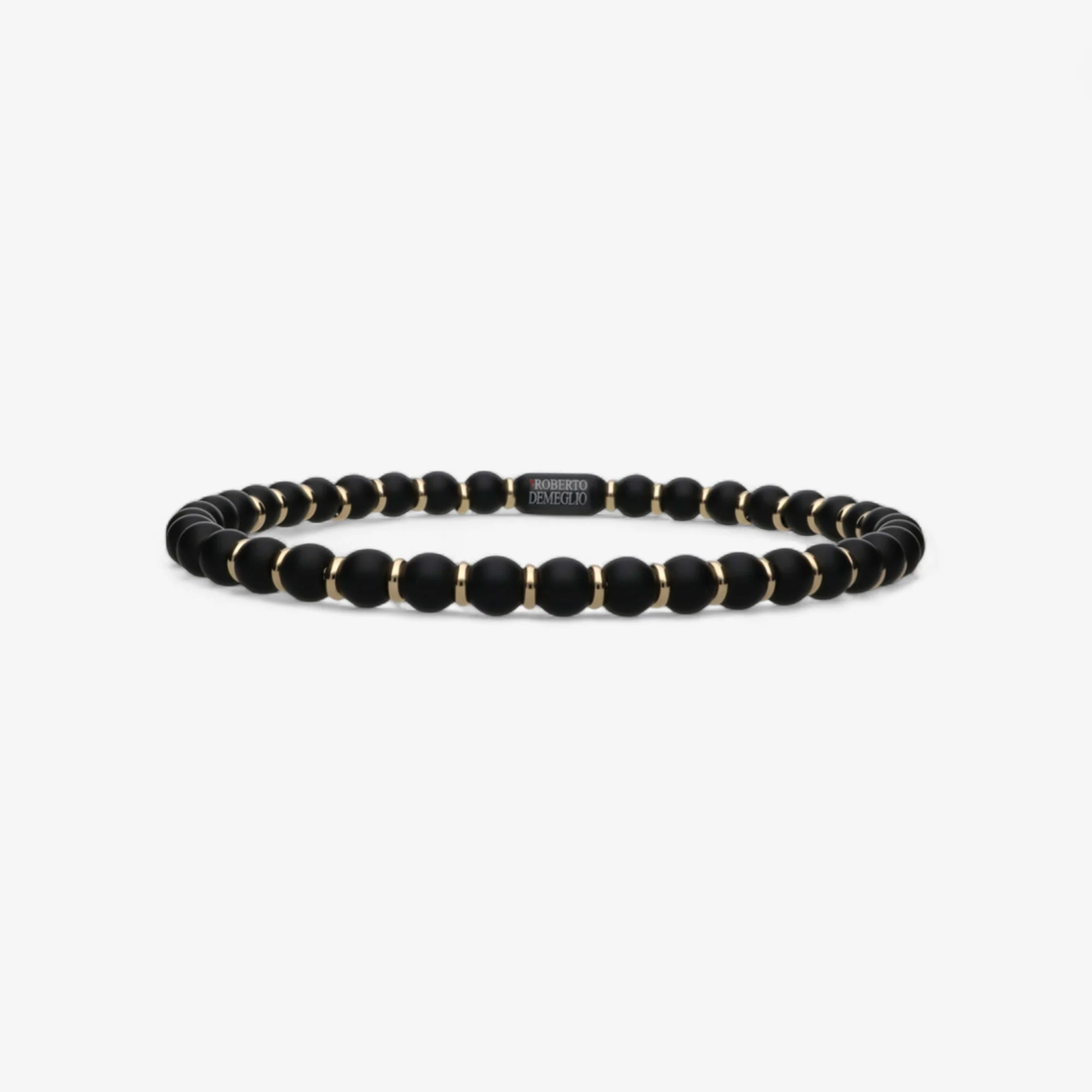 Men's Sfera Black Matte Ceramic Bracelet - Image 8