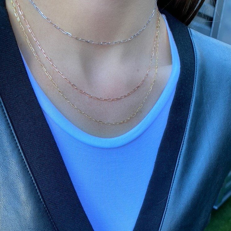 Cleo Mini Paperclip Chain - Image 3