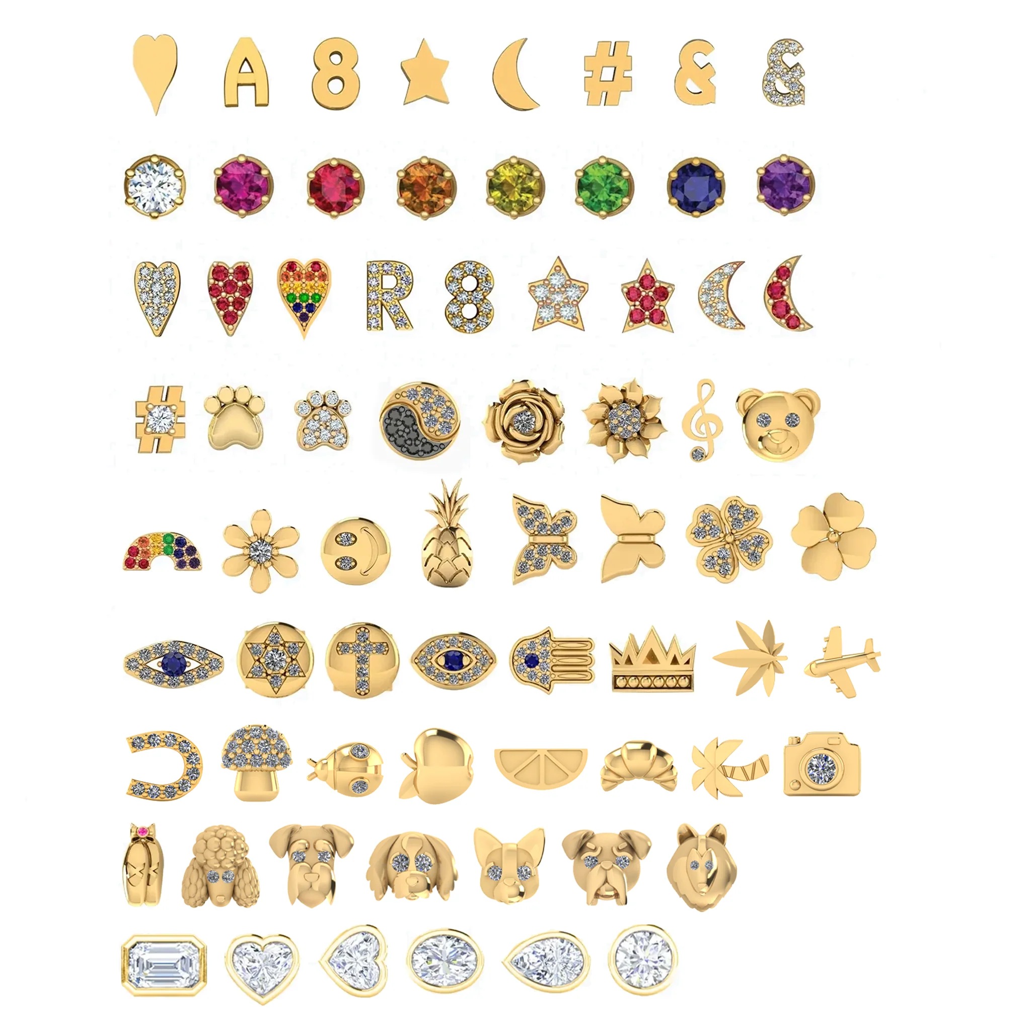 Personalized Slider Bangle Charms - Image 5