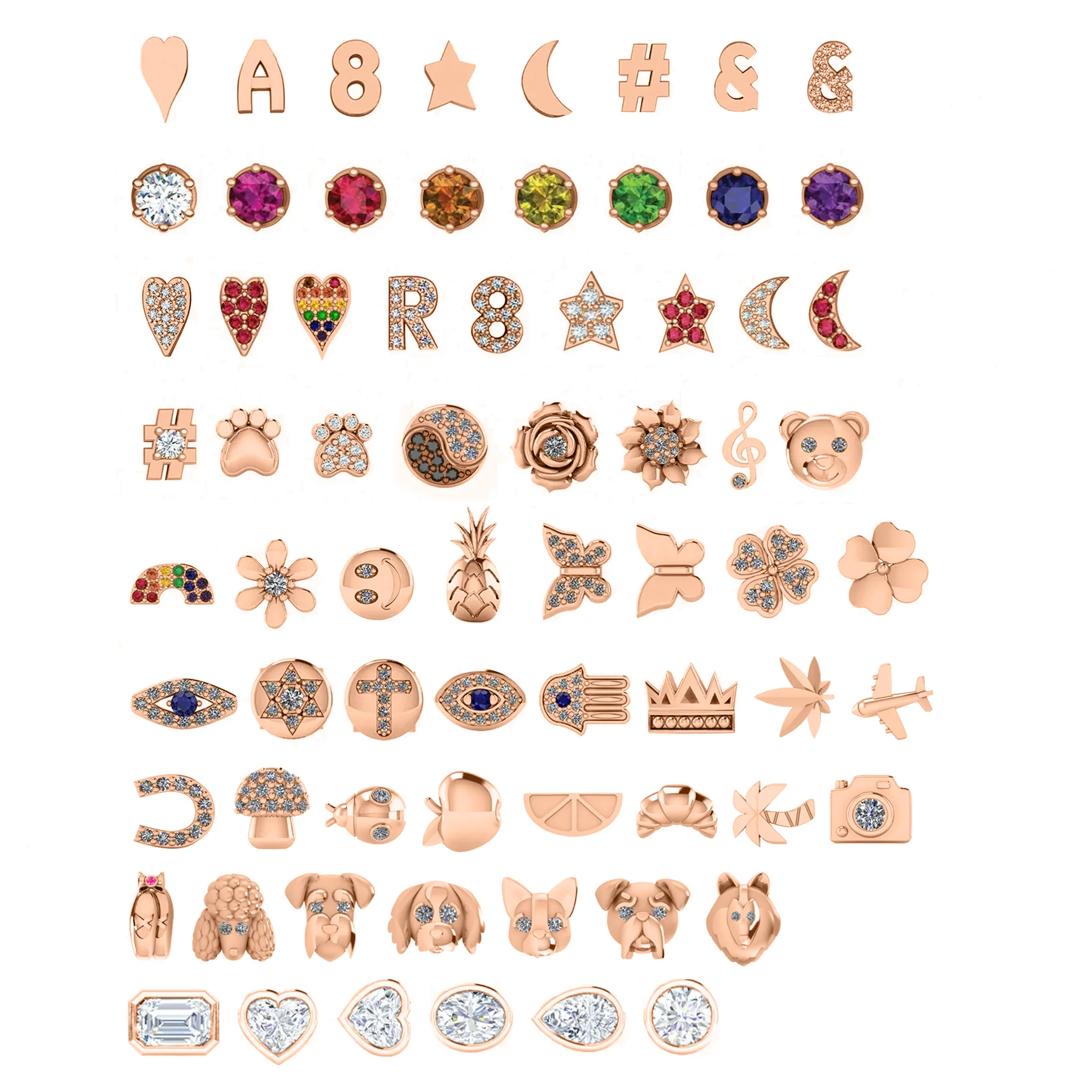 Personalized Slider Bangle Charms - Image 6