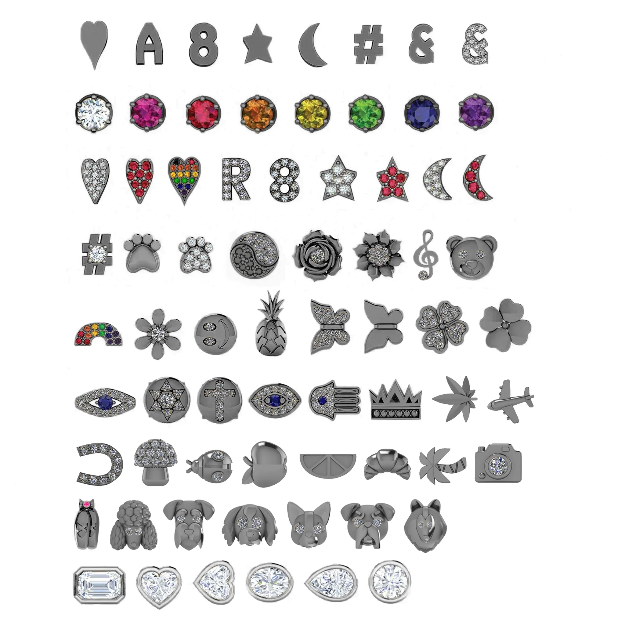 Personalized Slider Bangle Charms - Image 7