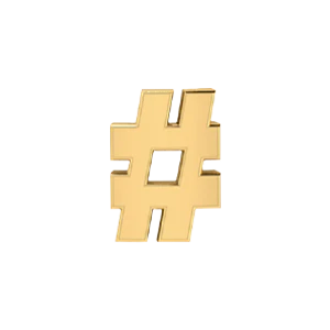 Slider Hashtag Charm - Image 17