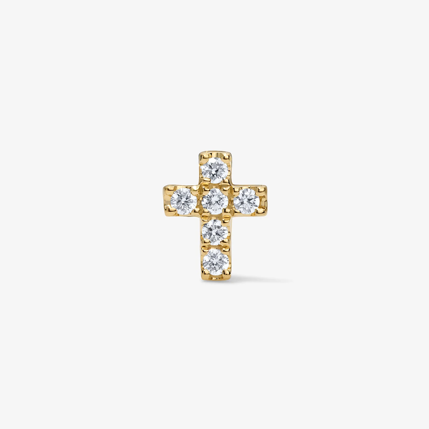 Mini Token Pave Cross Studs - Image 3