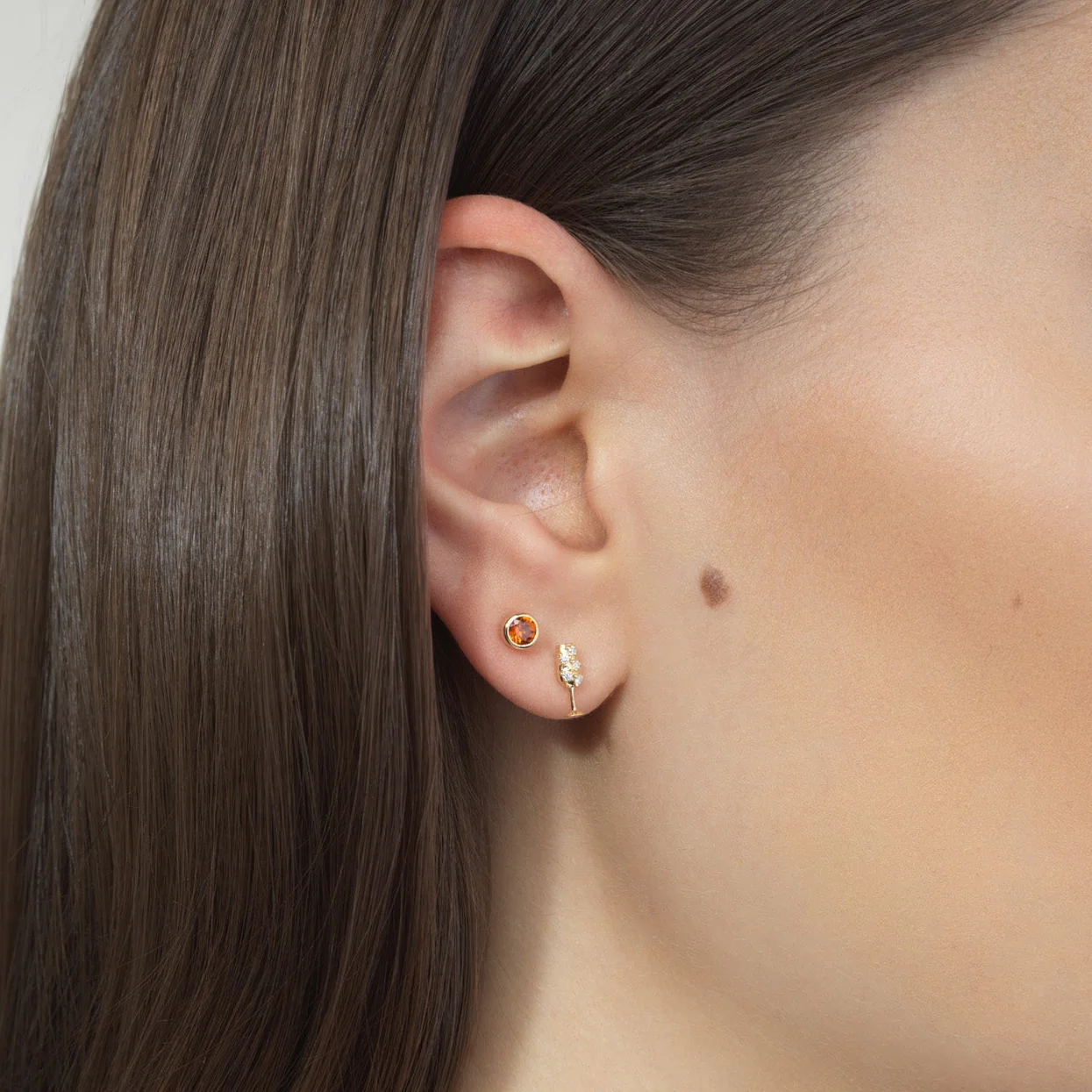 Cocktail Champagne Glass Mini Stud - Image 4