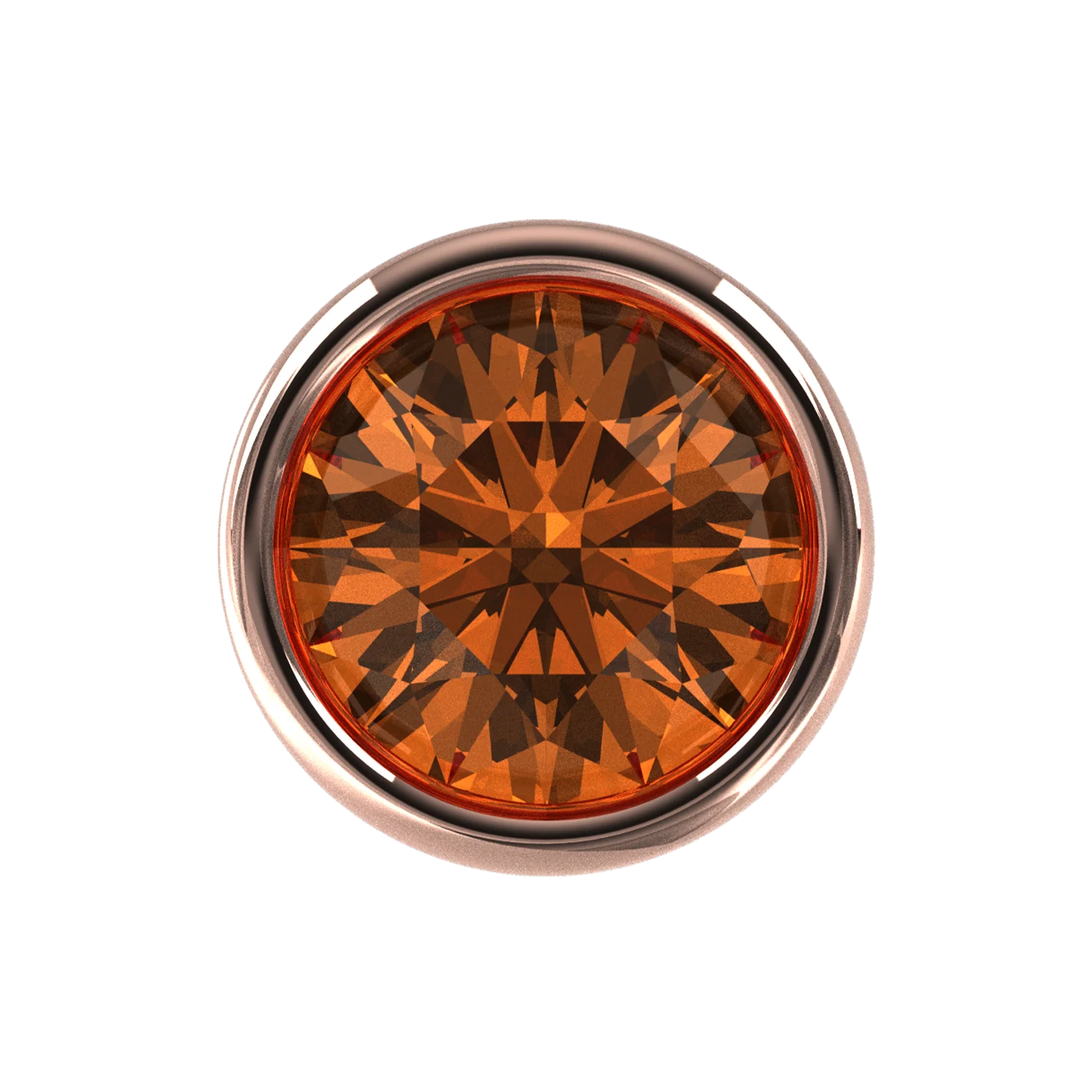 Slider Orange Bezel Charm - Image 3