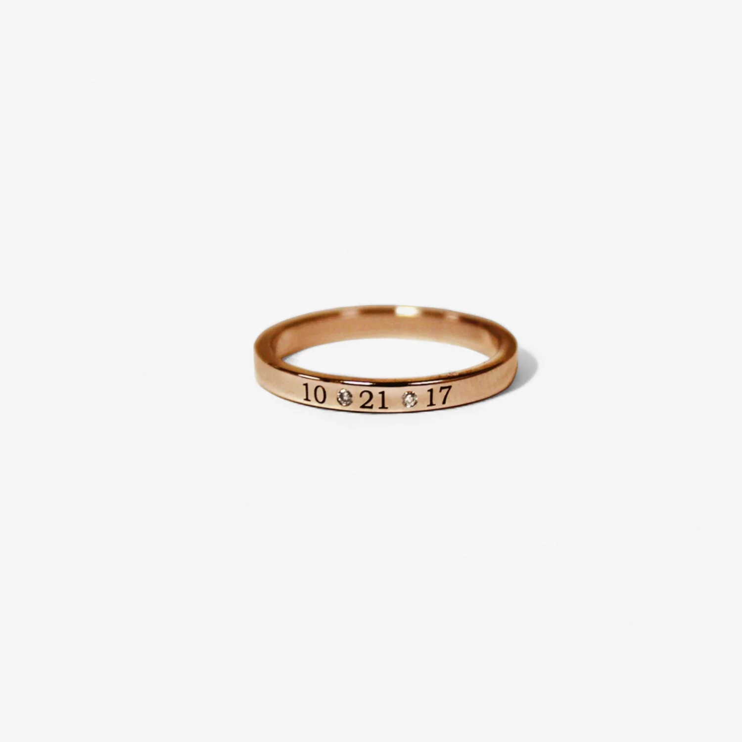 Ivy Personalized Gold Band - Image 5