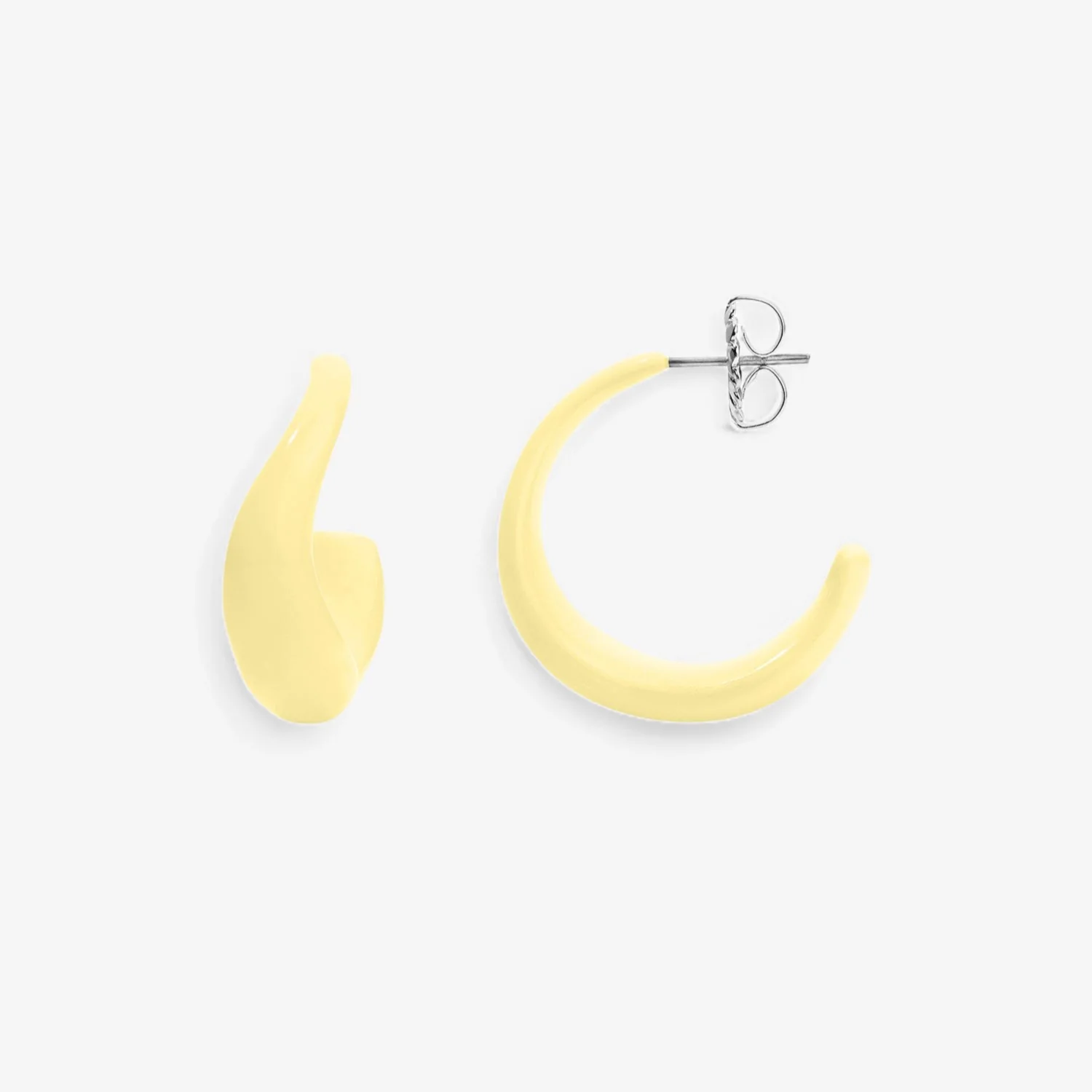 Poppy Enamel Wave Hoop - Image 6