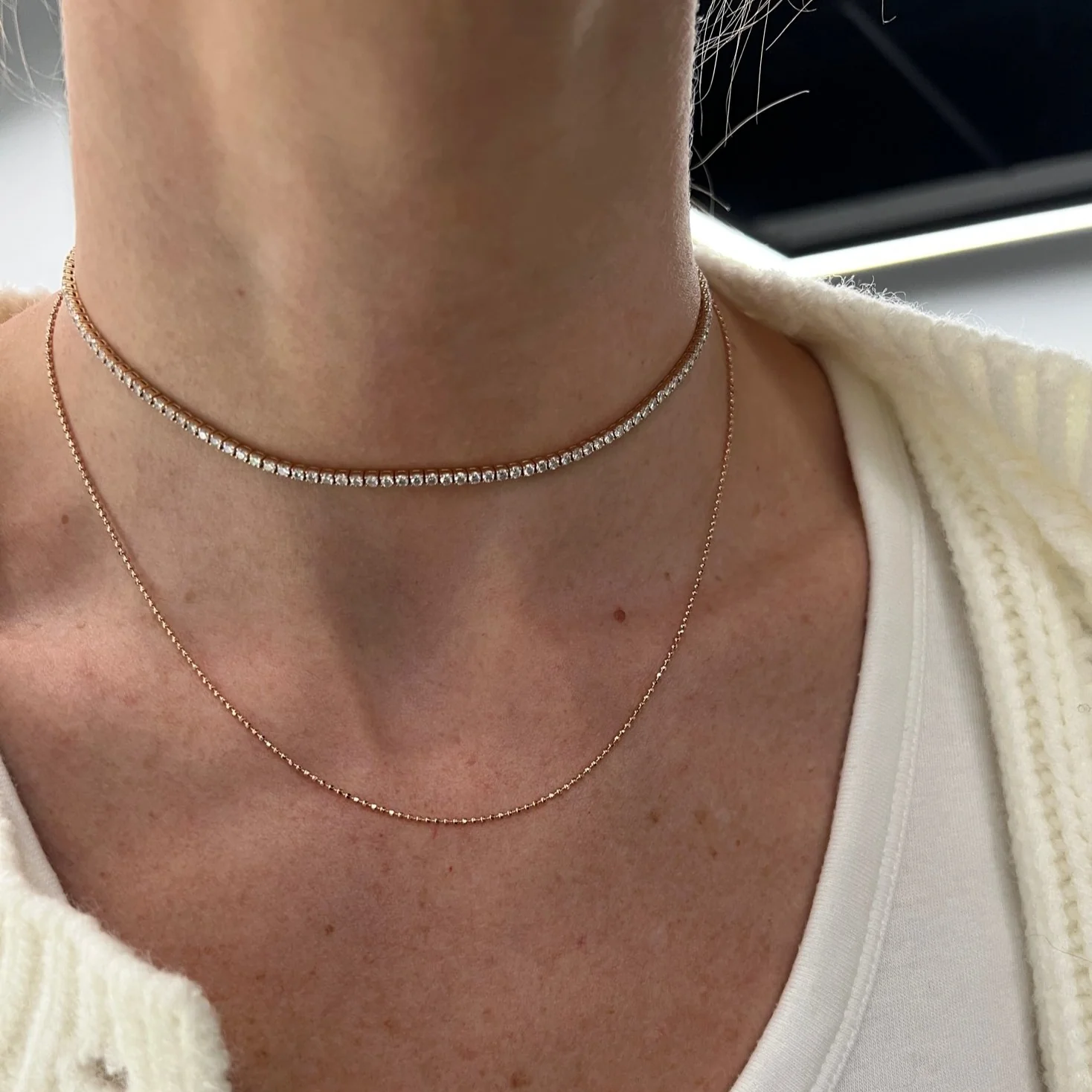 Cleo Small Gold Bead Chain - Image 5